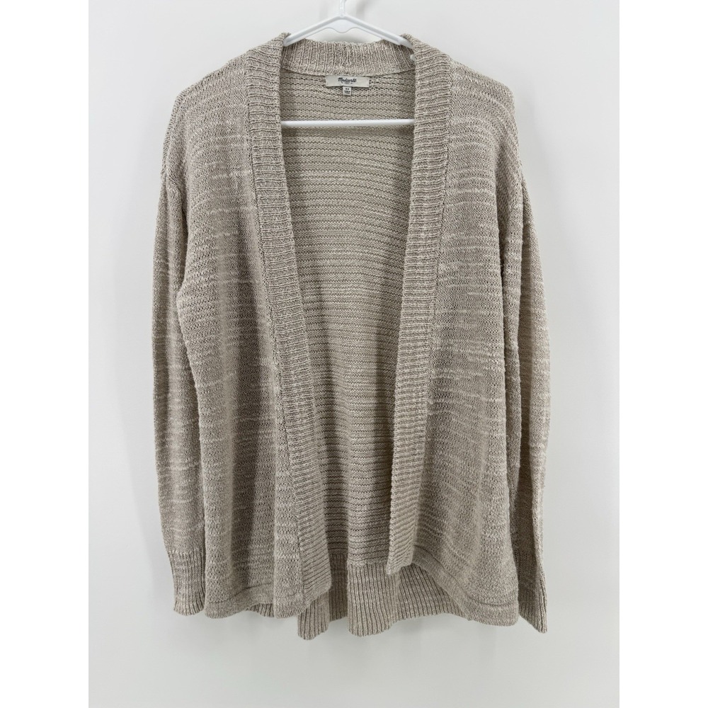 Madewell Women's Beige Cardigan Sweater Size XS Long Sleeve Open‎ Front